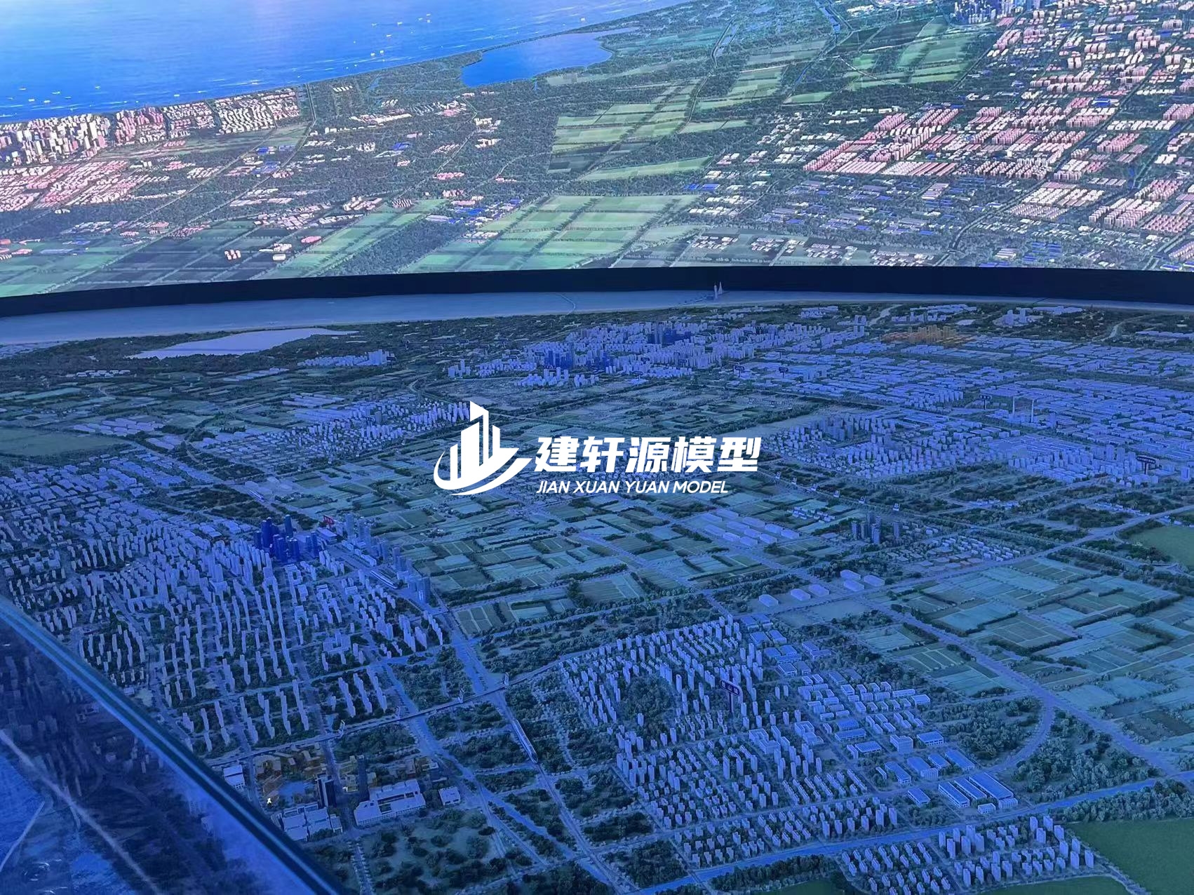 梁河城市规划模型制作