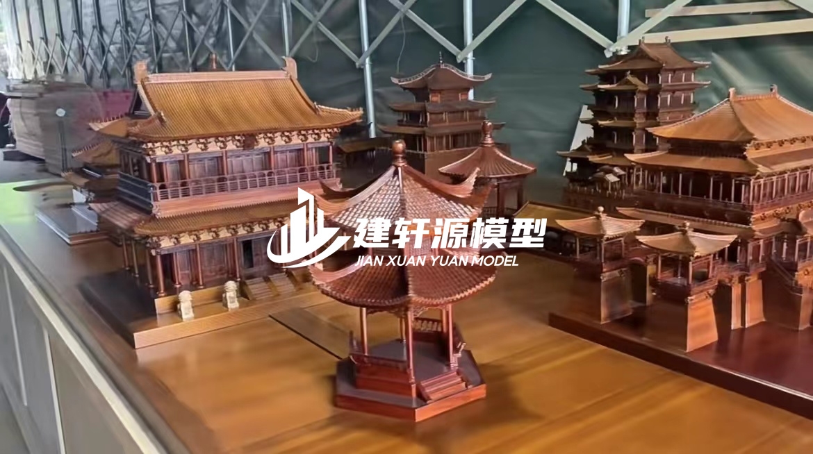 梁河古建模型制作